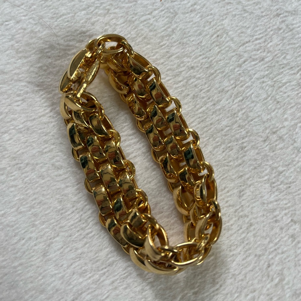 Vintage Goldtone Chain Bracelet